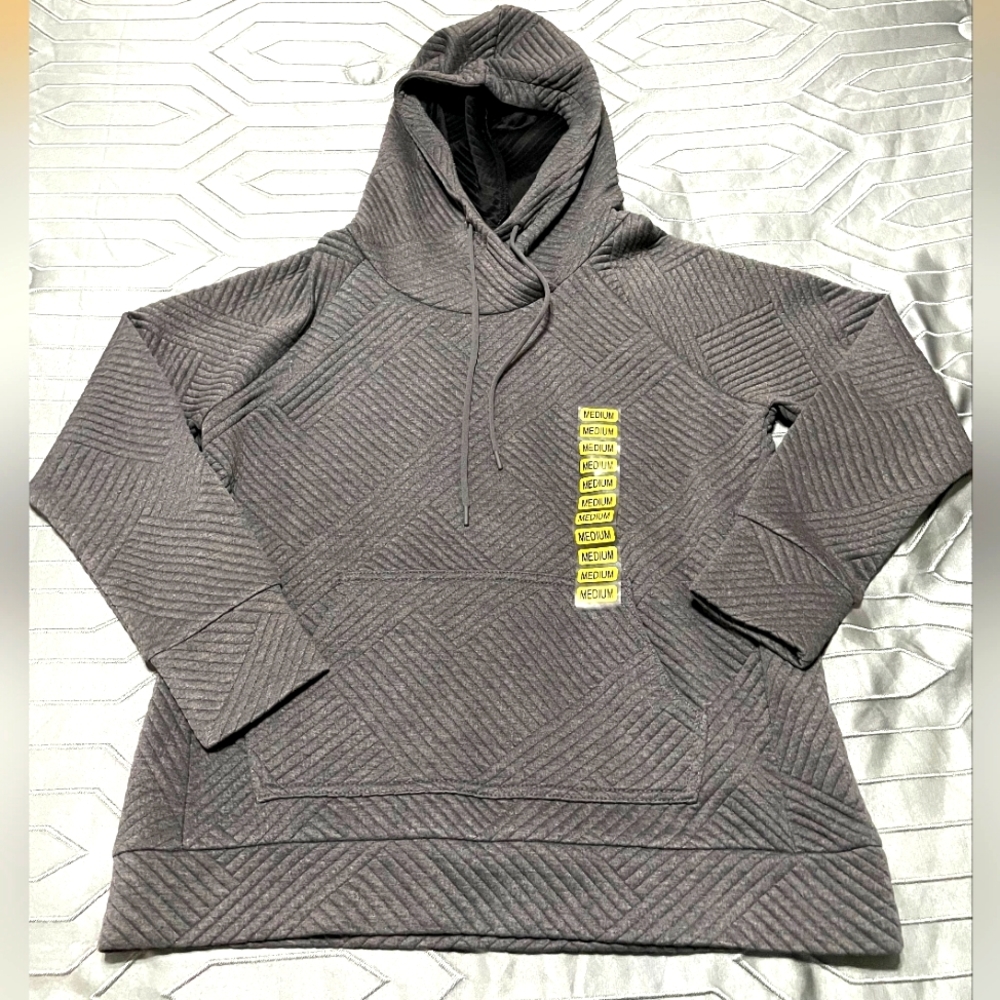 Ladies grey hoodie size M new